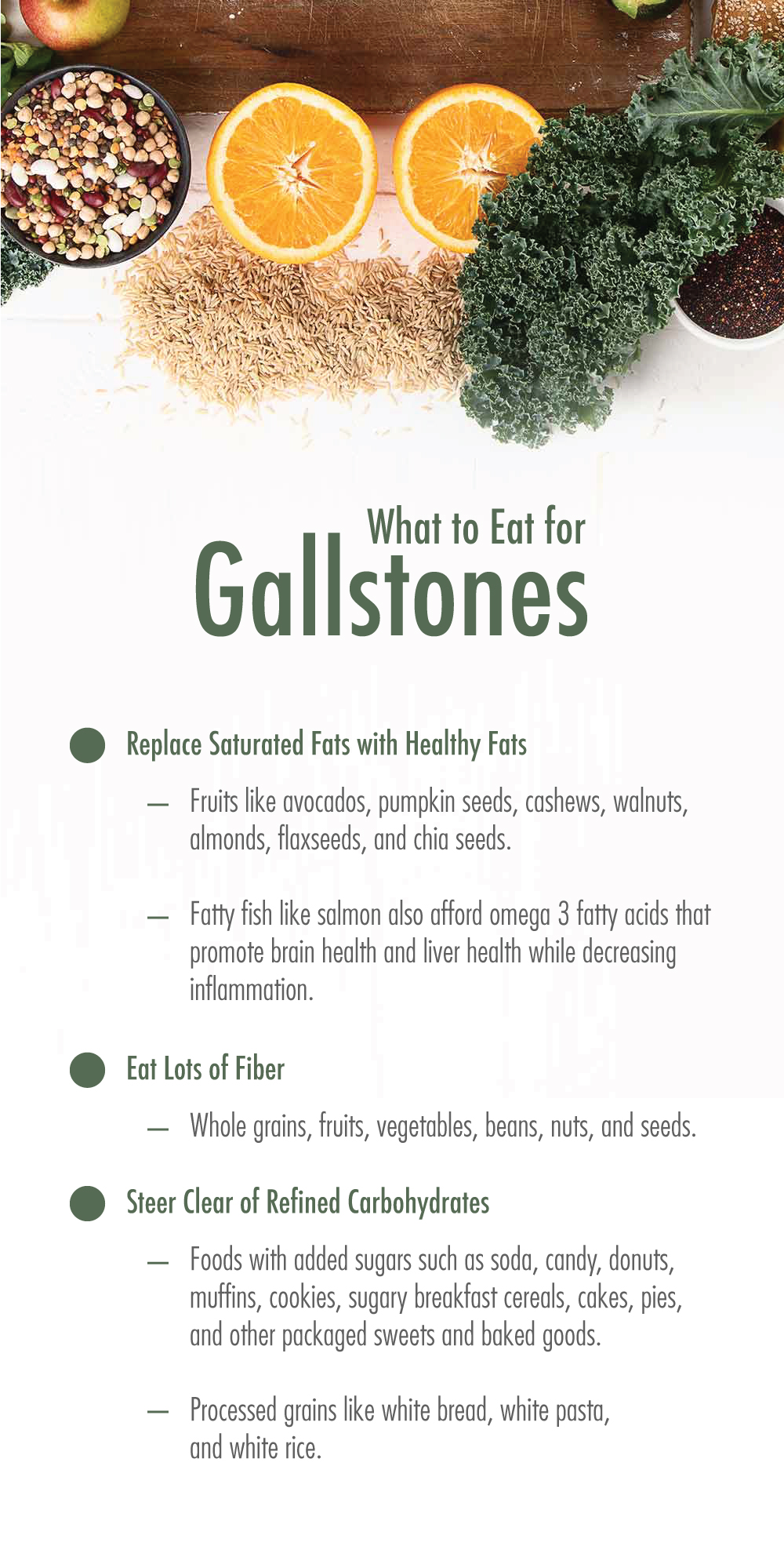 Gallstone Diet: What to Eat for Gallstones