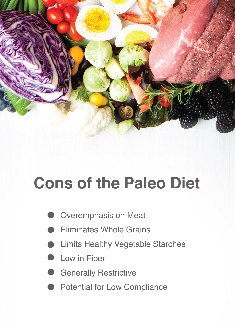 Cons of the Paleo Diet