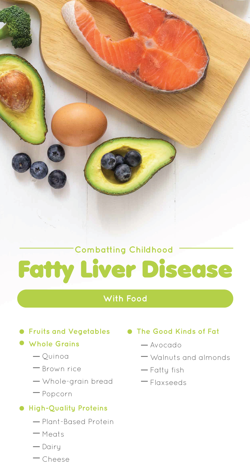 Combatting Childhood Fatty Liver Disease With Food