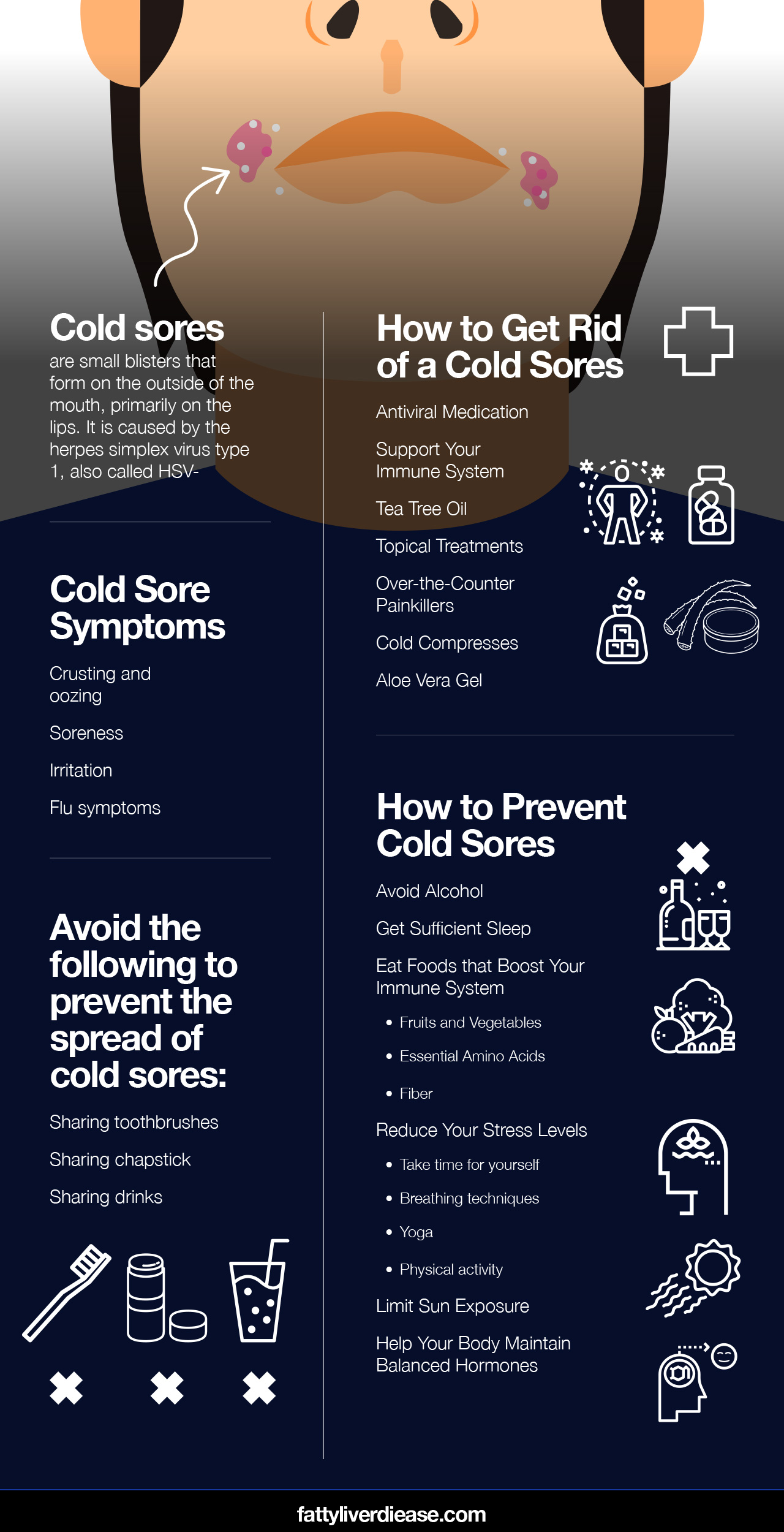 how to get rid of a cold sore